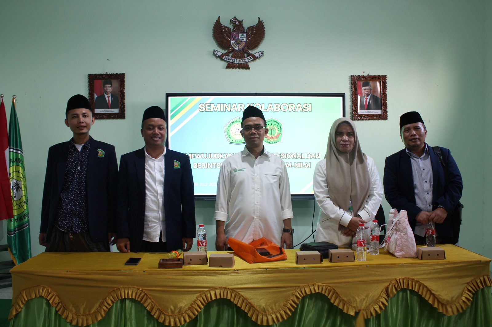 SEMINAR KOLABORASI IAI AL MUHAMMAD CEPU DENGAN STAI WALI SEMBILAN SEMARANG